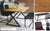 Urban Elegance Reclaimed Small Dining Table (Diagonal Leg)